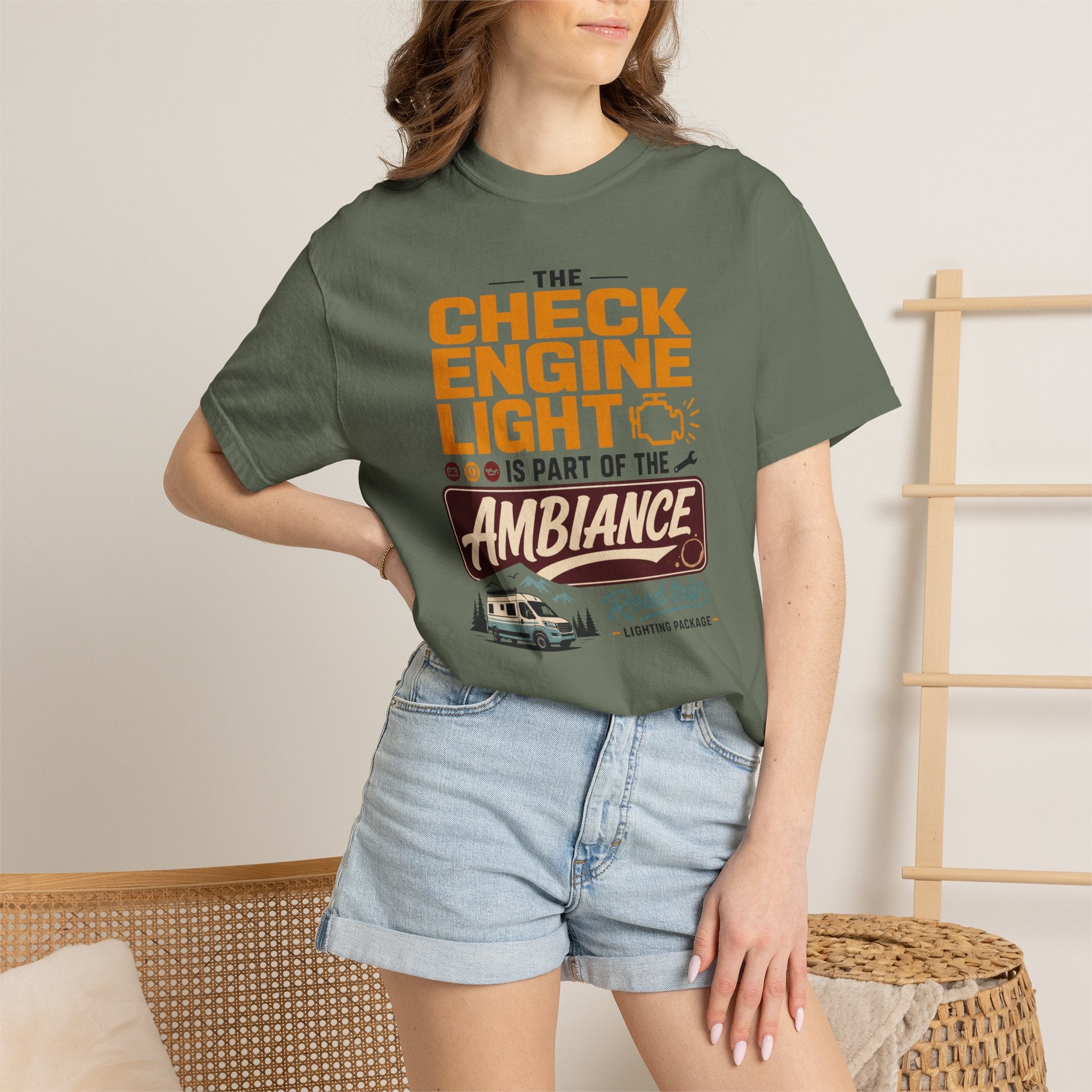 The Check Engine Light Is Part Of The Ambiance - T-Shirt