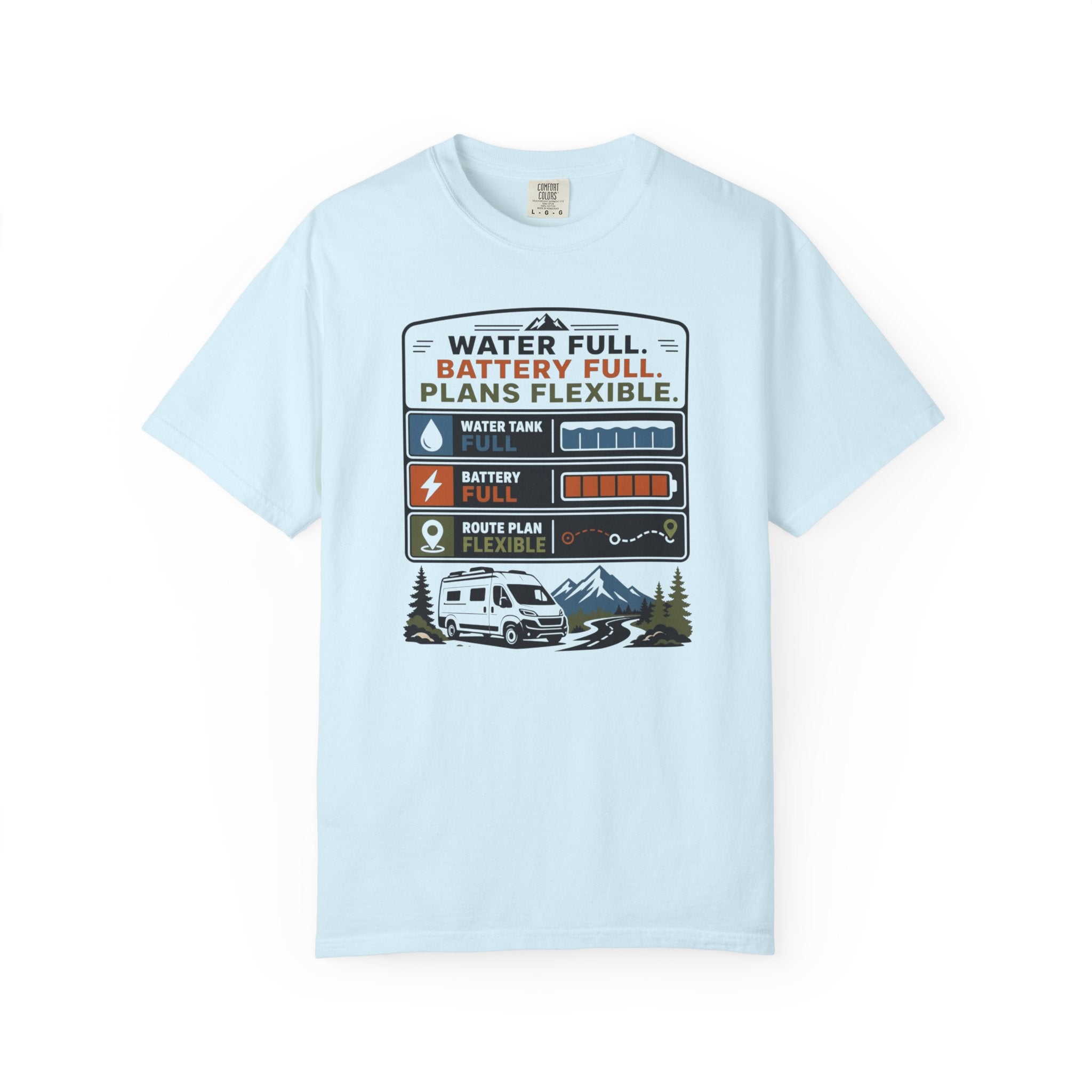 Water Full Battery Full Plans Flexible - T-Shirt