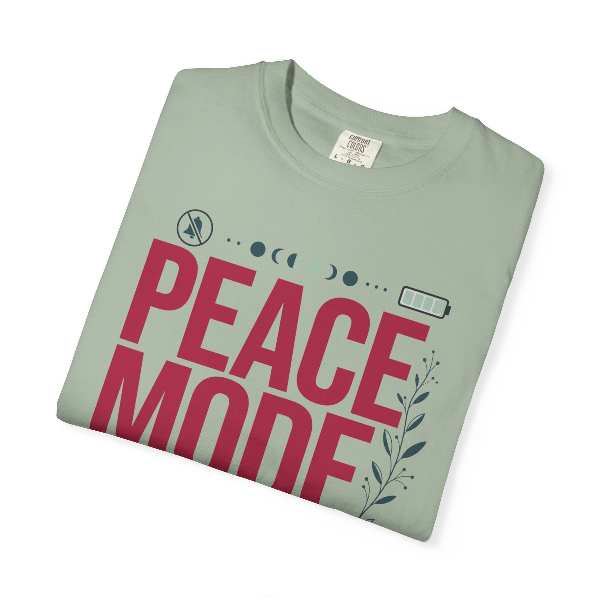Peace Mode With Paw Prints - T-Shirt