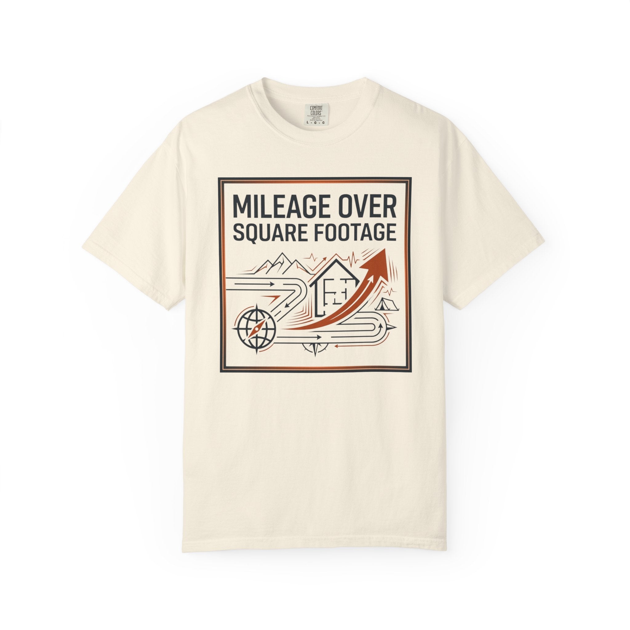 Mileage Over Square Footage - T-Shirt