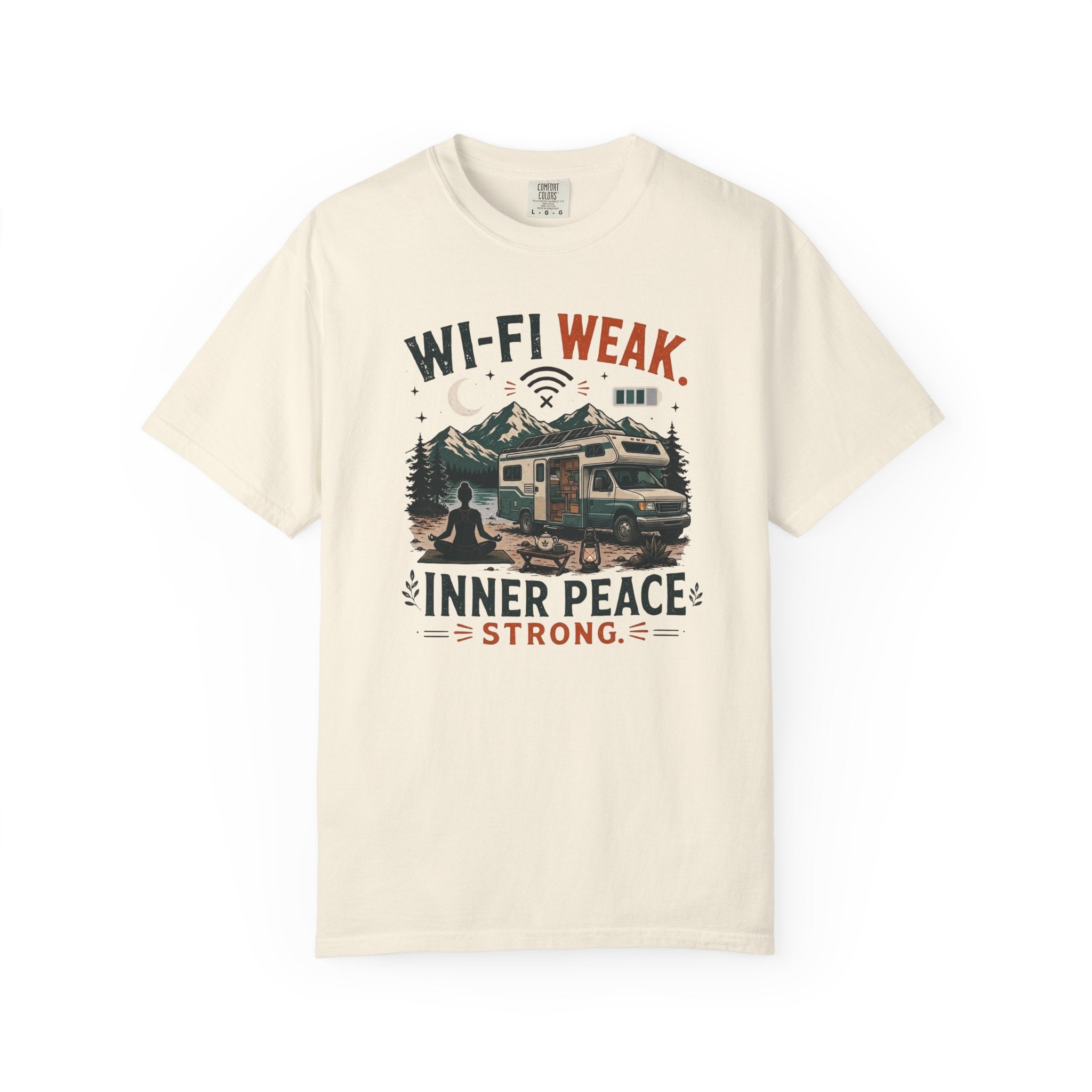 Wi-Fi Weak Inner Peace Strong - T-Shirt