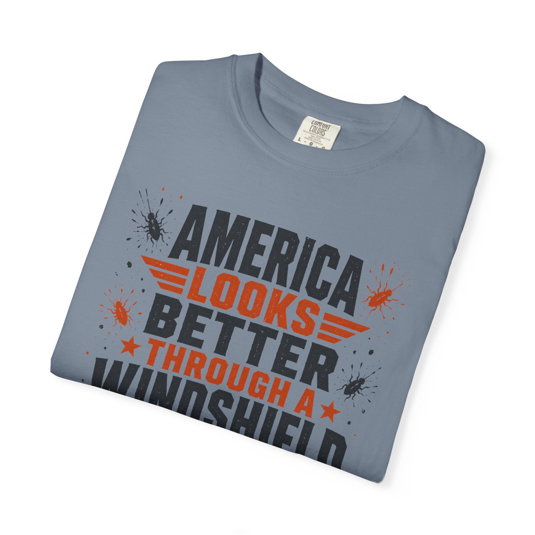 America Looks Better Through A Windshield - T-Shirt