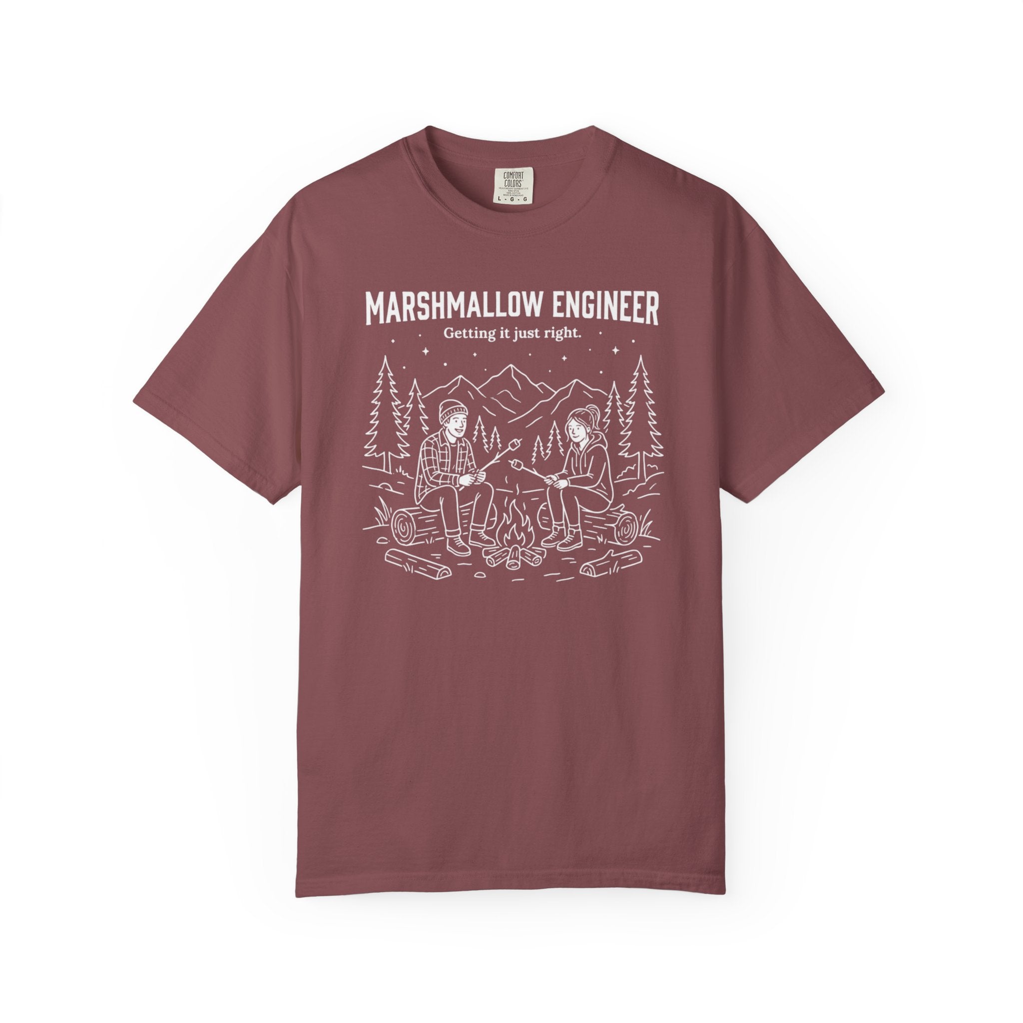 Marshmallow Engineer Getting It Just Right - T-Shirt