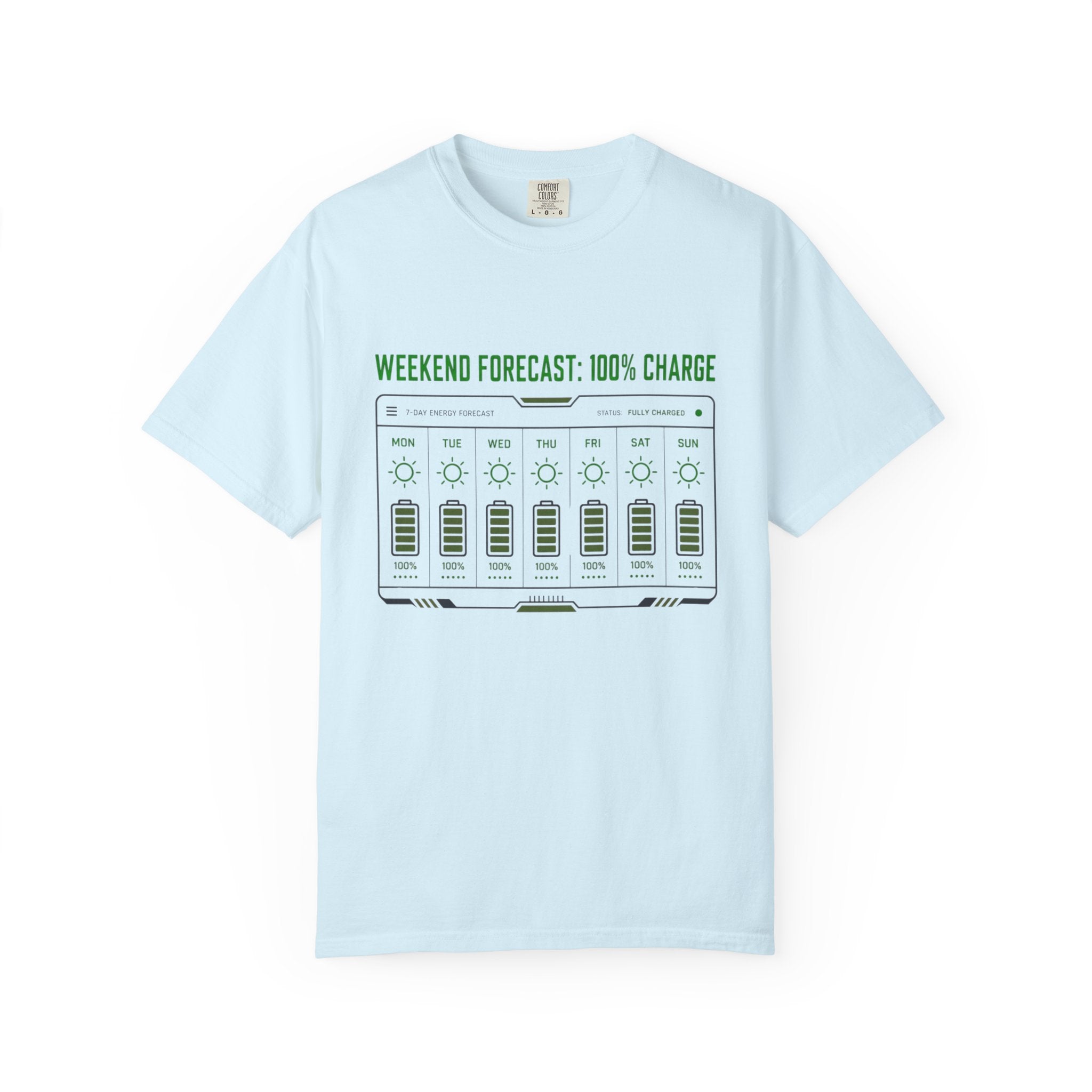 Weekend Forecast 100 Percent Charge - T-Shirt