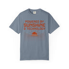 Powered By Sunshine And Technology - T-Shirt