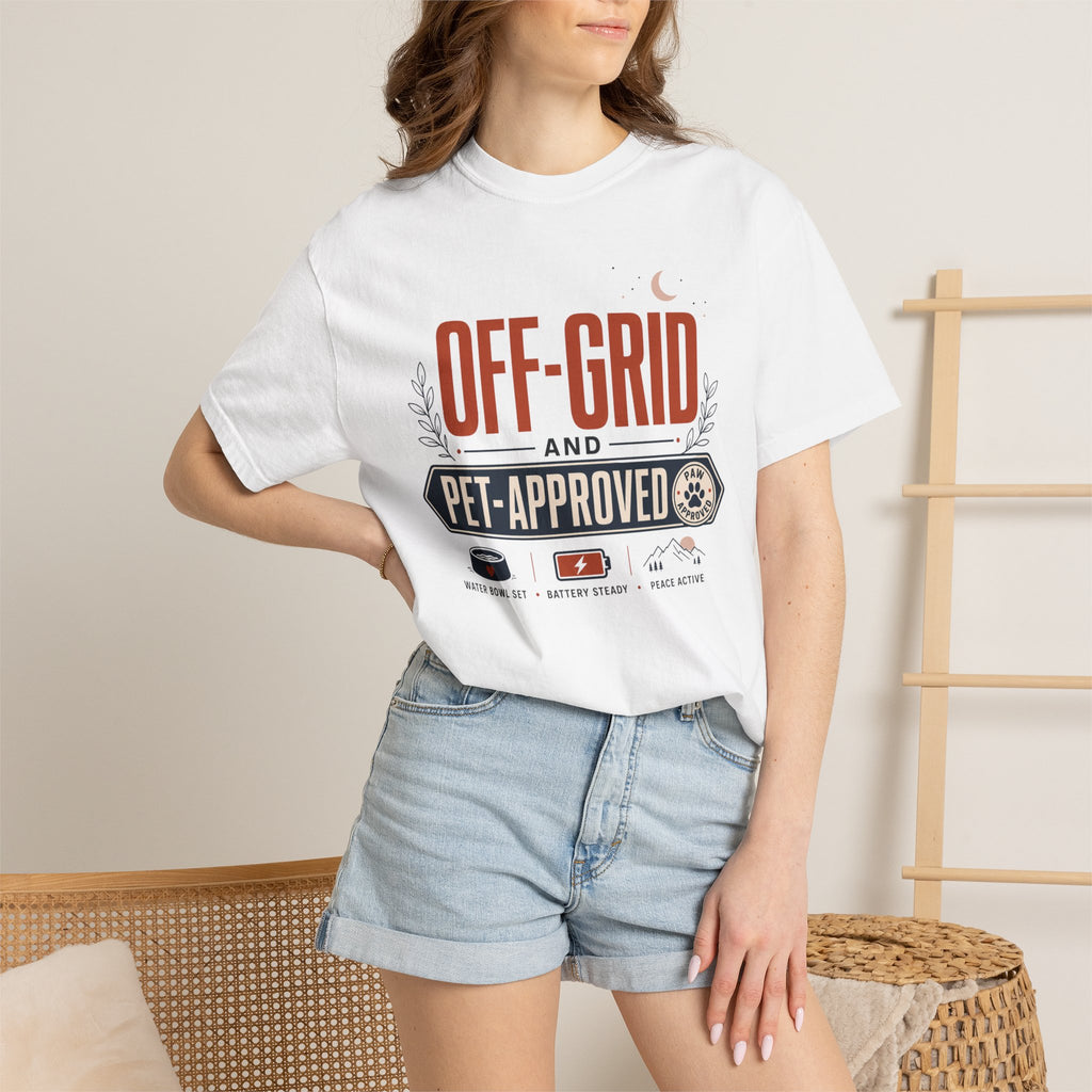 Off Grid And Pet Approved - T-Shirt