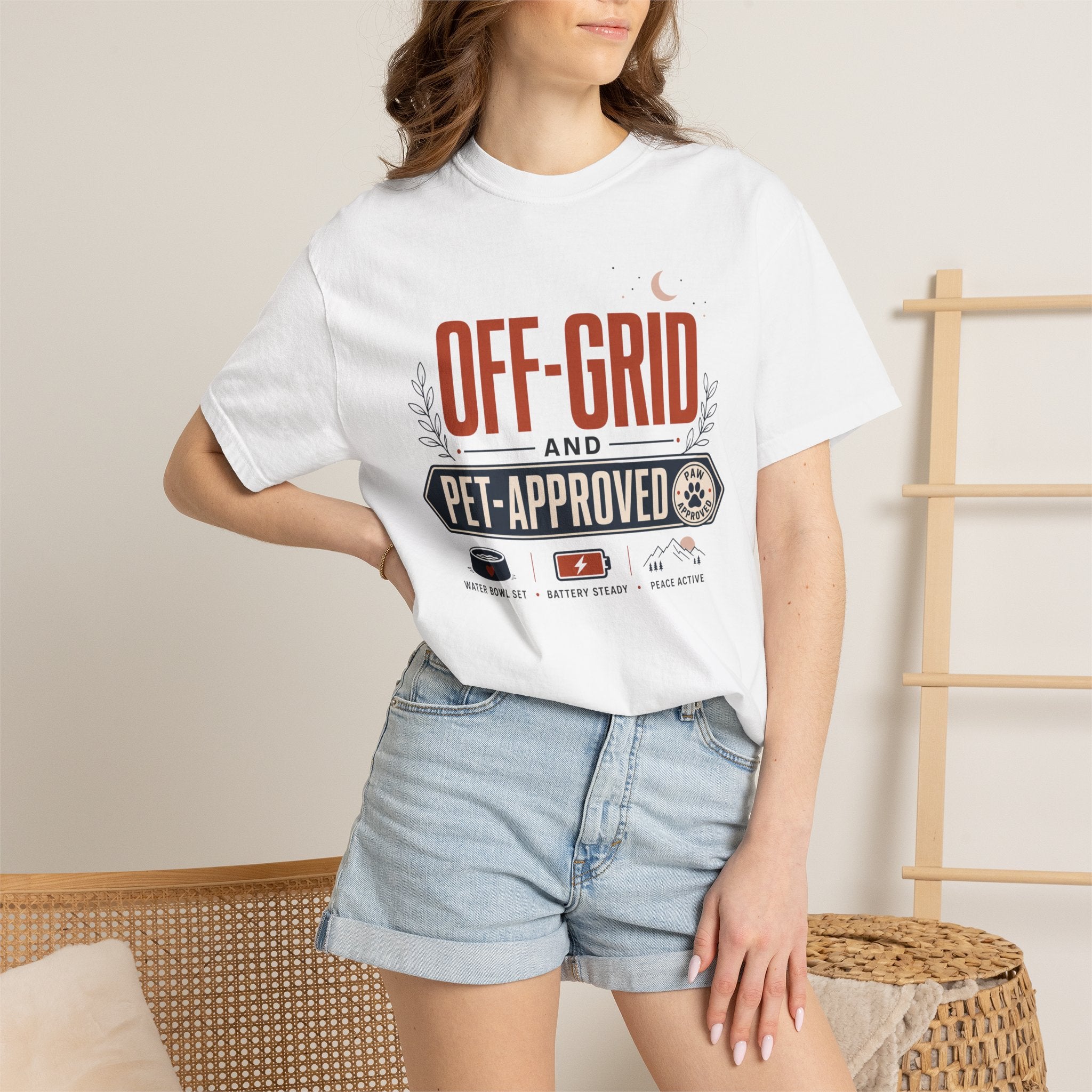 Off Grid And Pet Approved - T-Shirt
