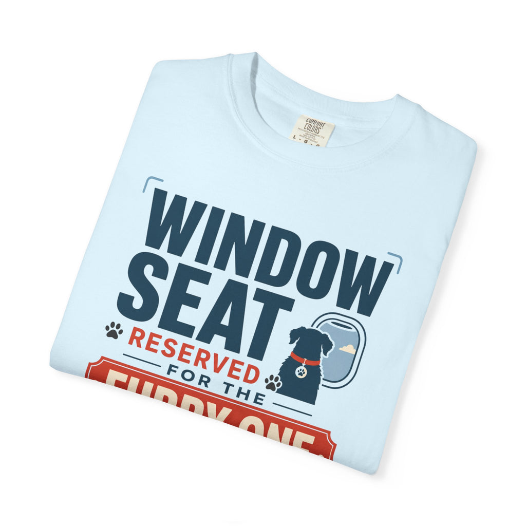 Window Seat Reserved For The Furry One - T-Shirt