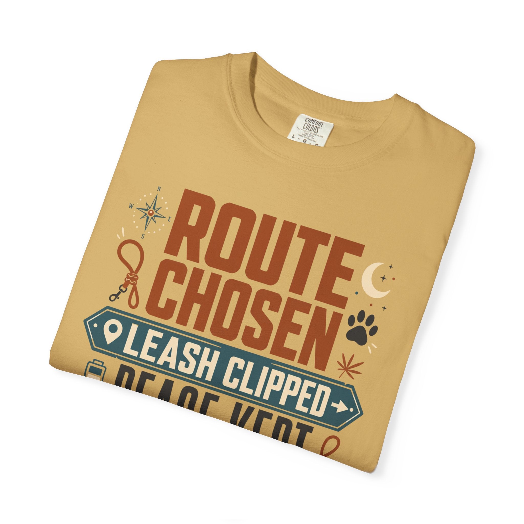 Route Chosen Leash Clipped Peace Kept - T-Shirt