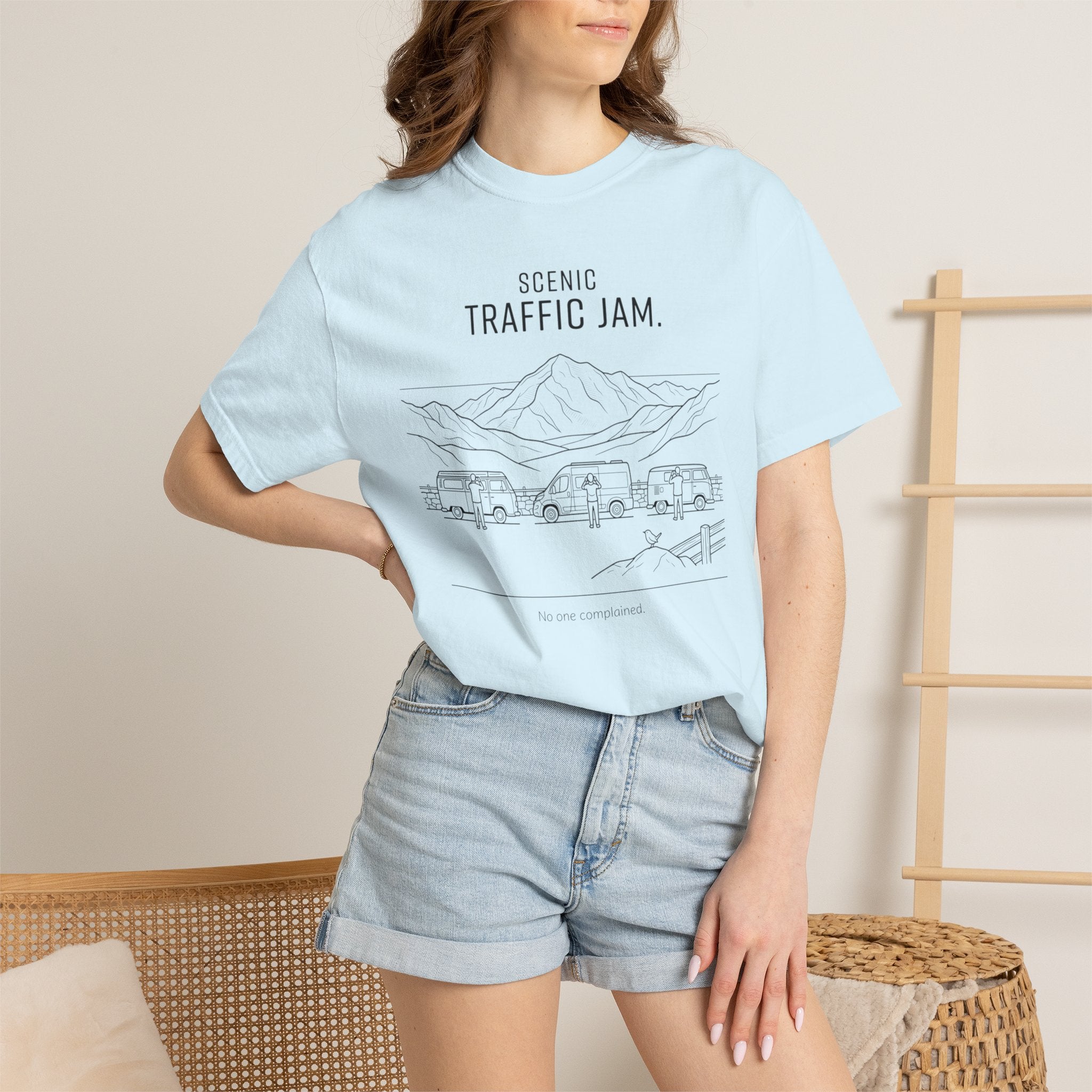 Sunset Traffic Jam No One Complained - T-Shirt