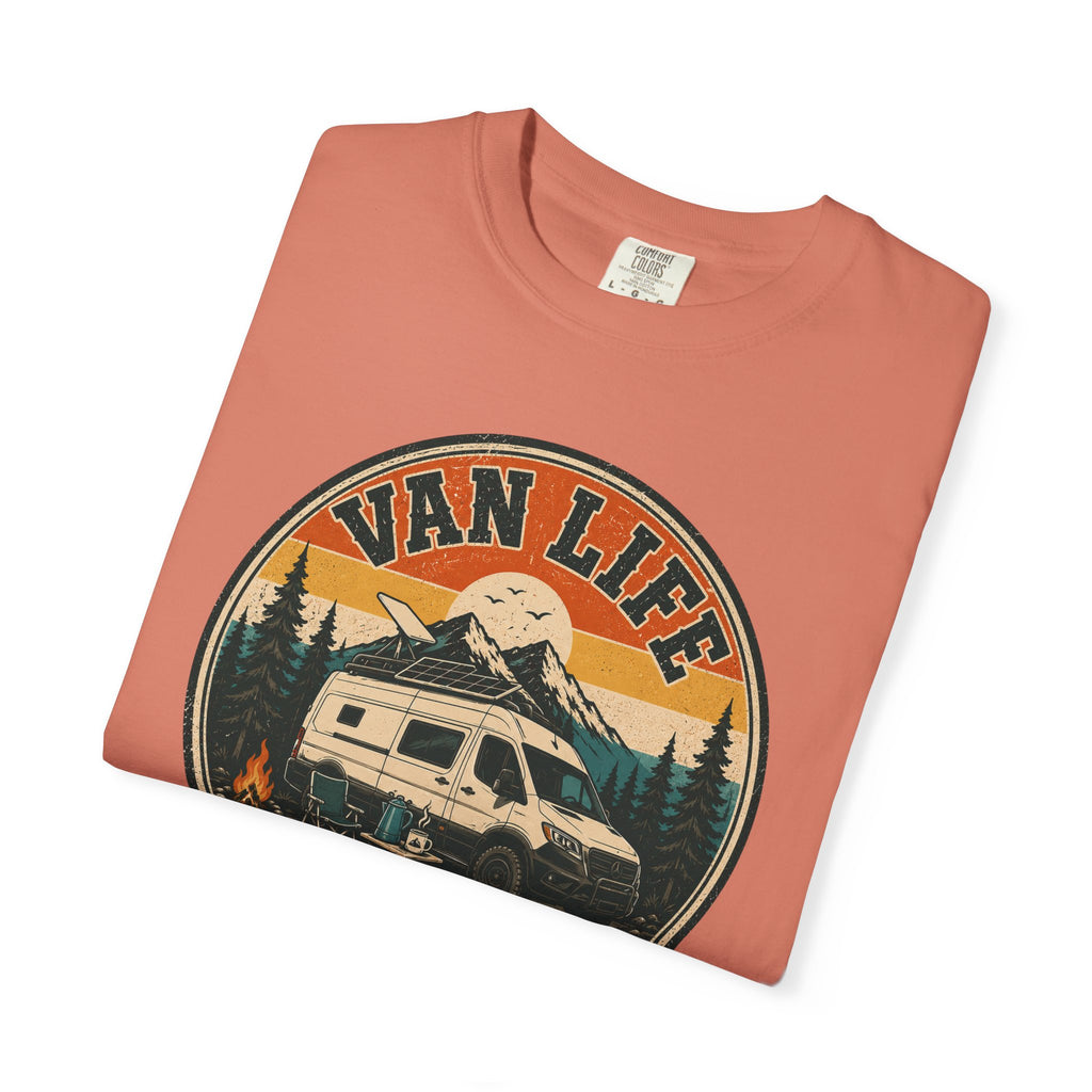 Van Life Offgrid And Fully Synced - T-Shirt