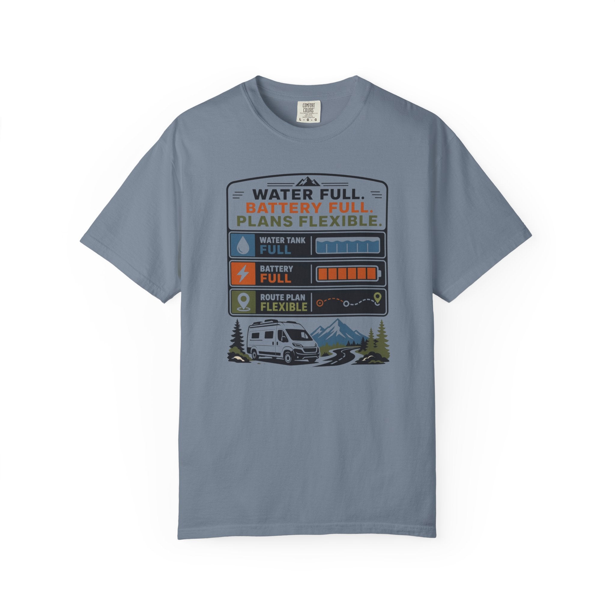 Water Full Battery Full Plans Flexible - T-Shirt