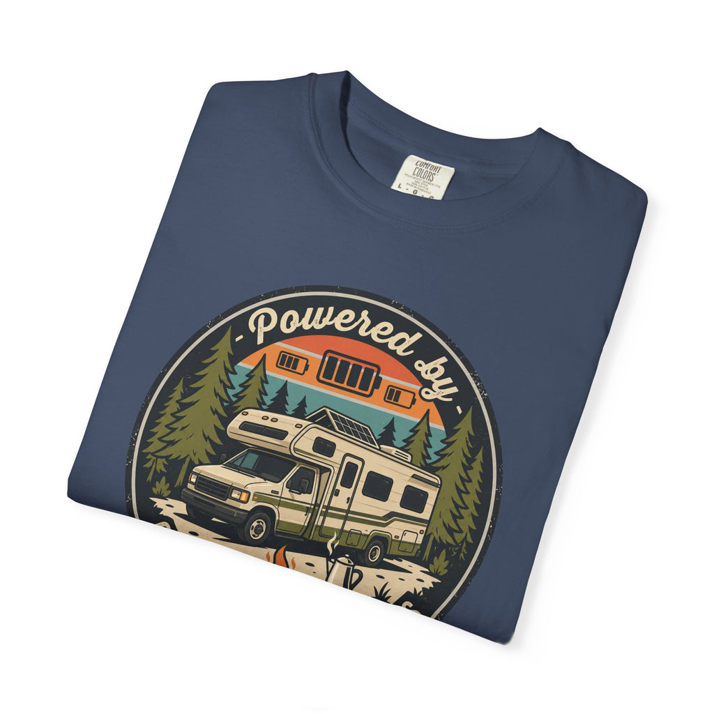 Powered By Coffee and Campgrounds - T-Shirt