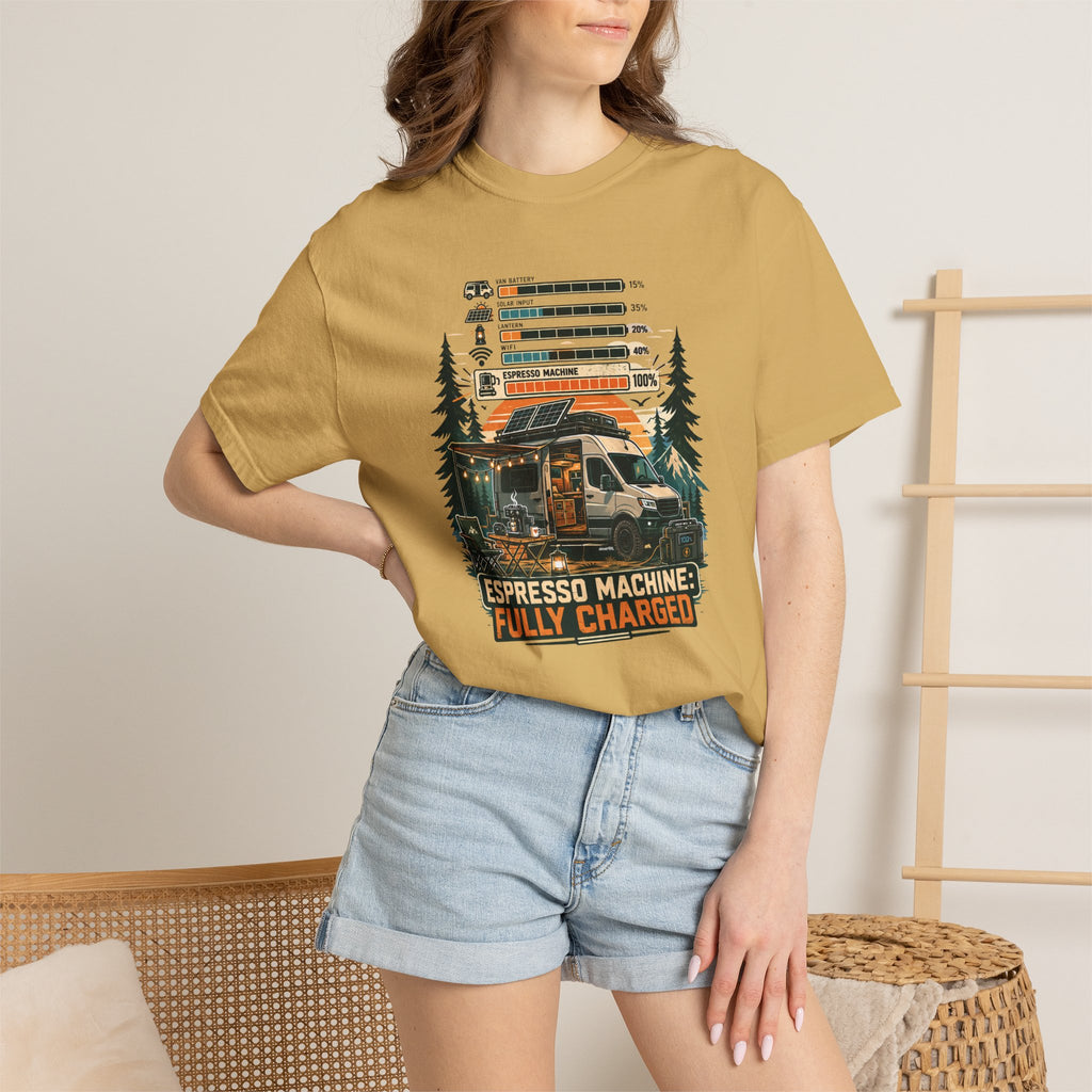 Espresso Machine Fully Charged - T-Shirt