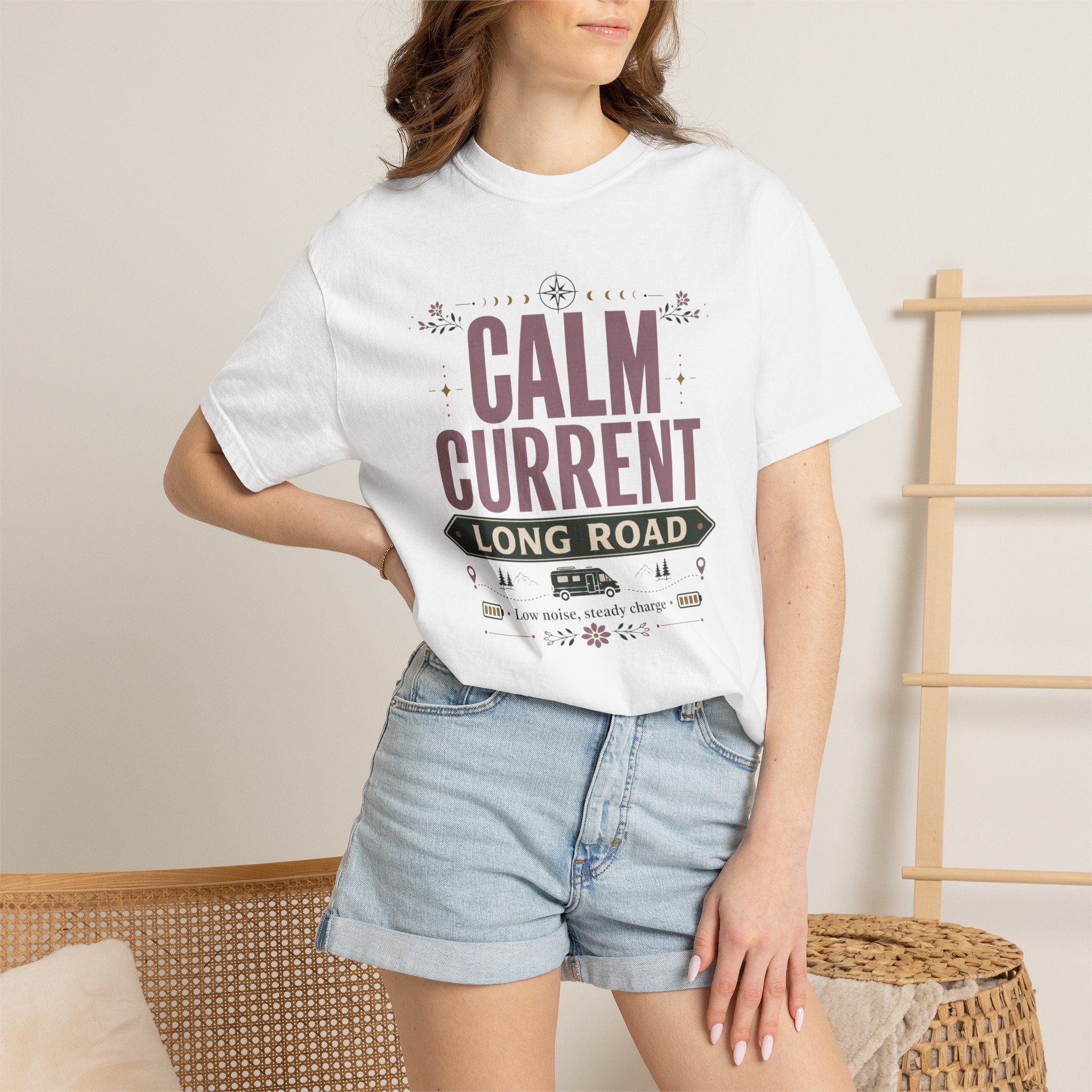 Calm Current Long Road - T-Shirt