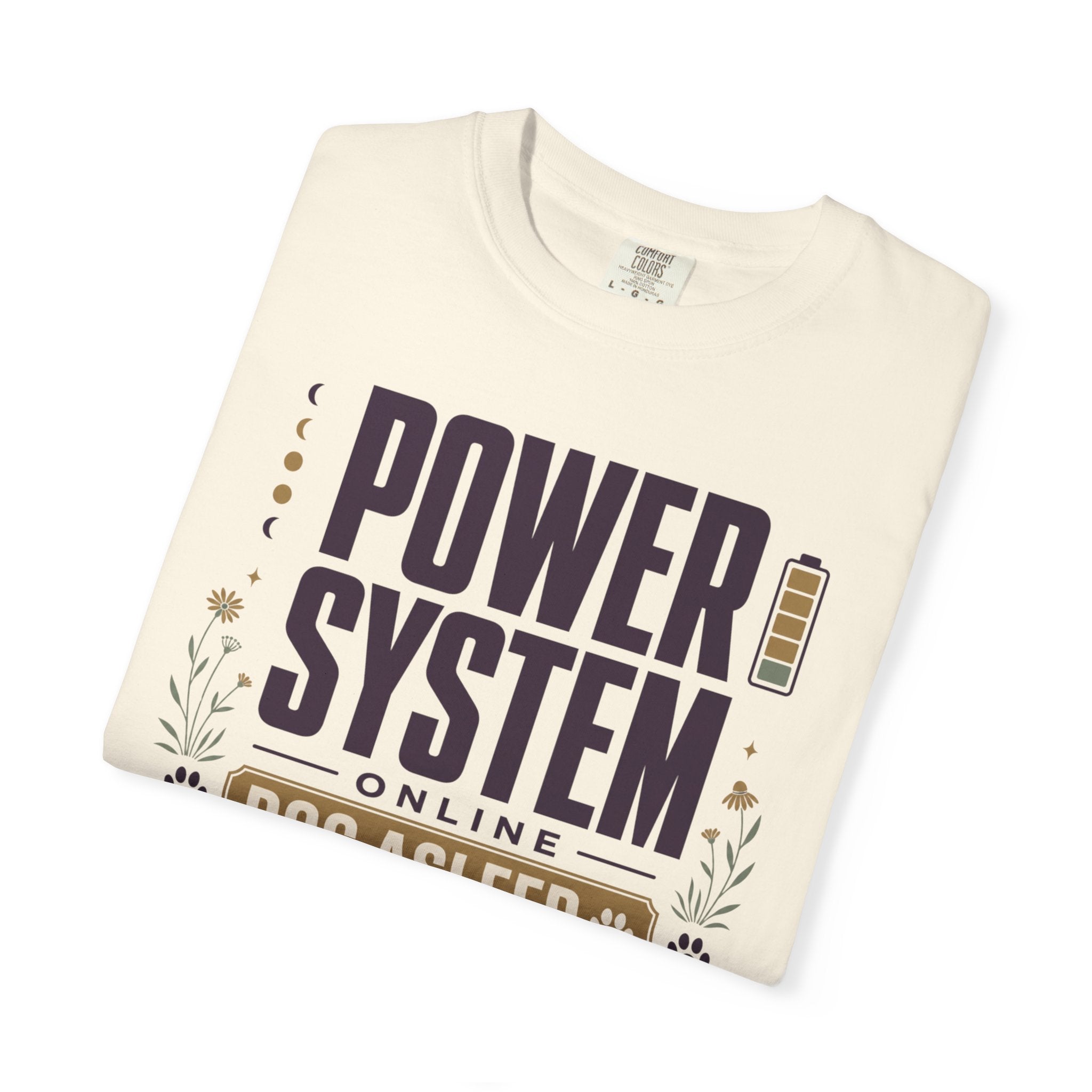 Power System Online Dog Asleep - T-Shirt