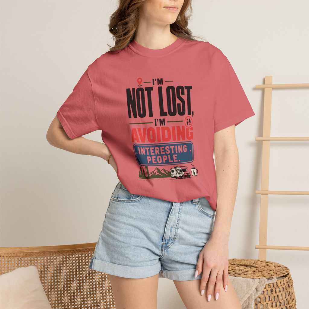 I'm Not Lost I'm Avoiding Interesting People - T-Shirt