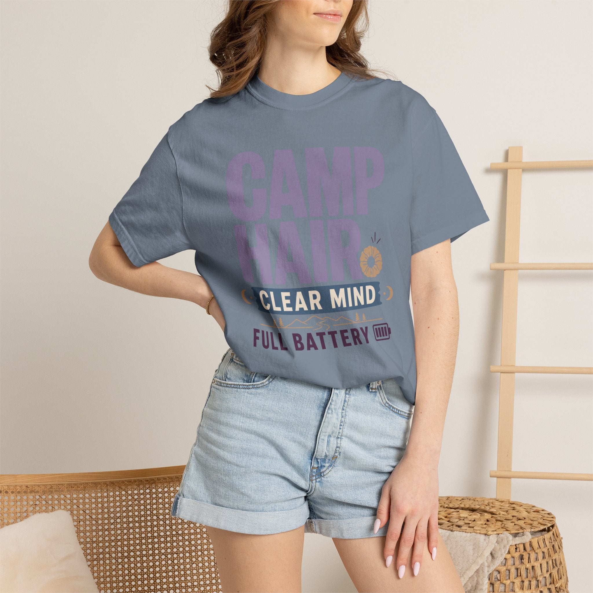 Camp Hair Clear Mind Full Battery - T-Shirt
