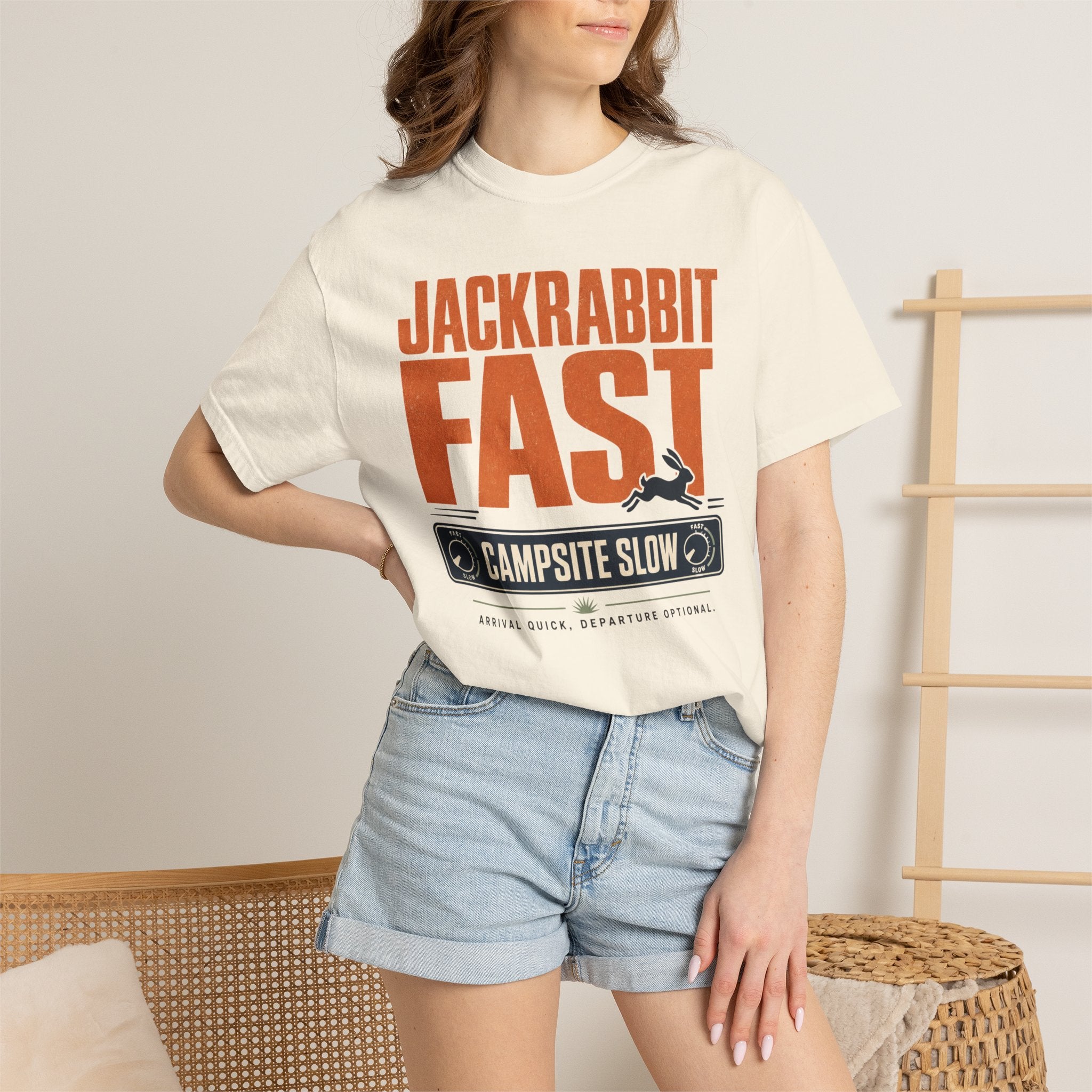 Jackrabbit Fast Campsite Slow - T-Shirt