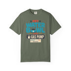 Pet Water Bowl Then Gas Pump - T-Shirt