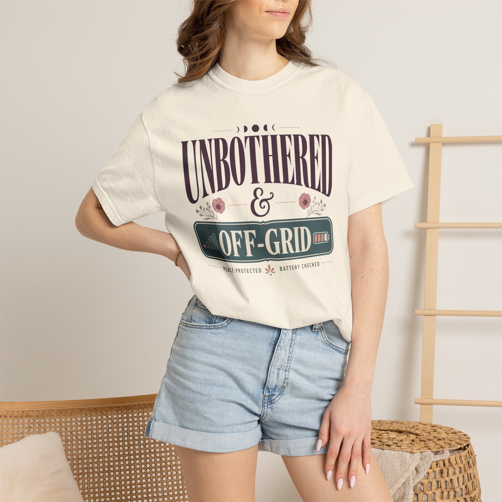 Unbothered And Off Grid - T-Shirt