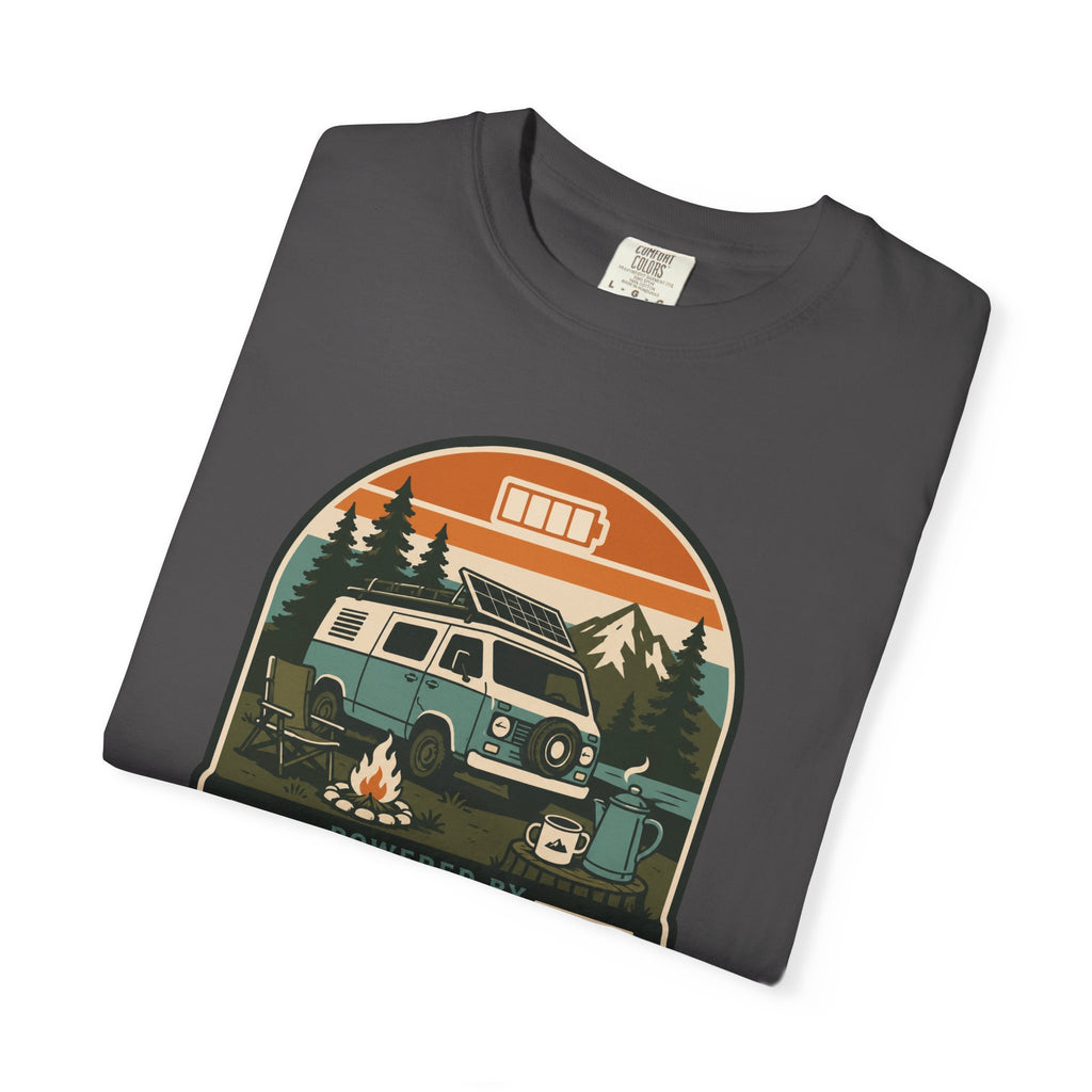 Powered By Coffee and Campgrounds - T-Shirt