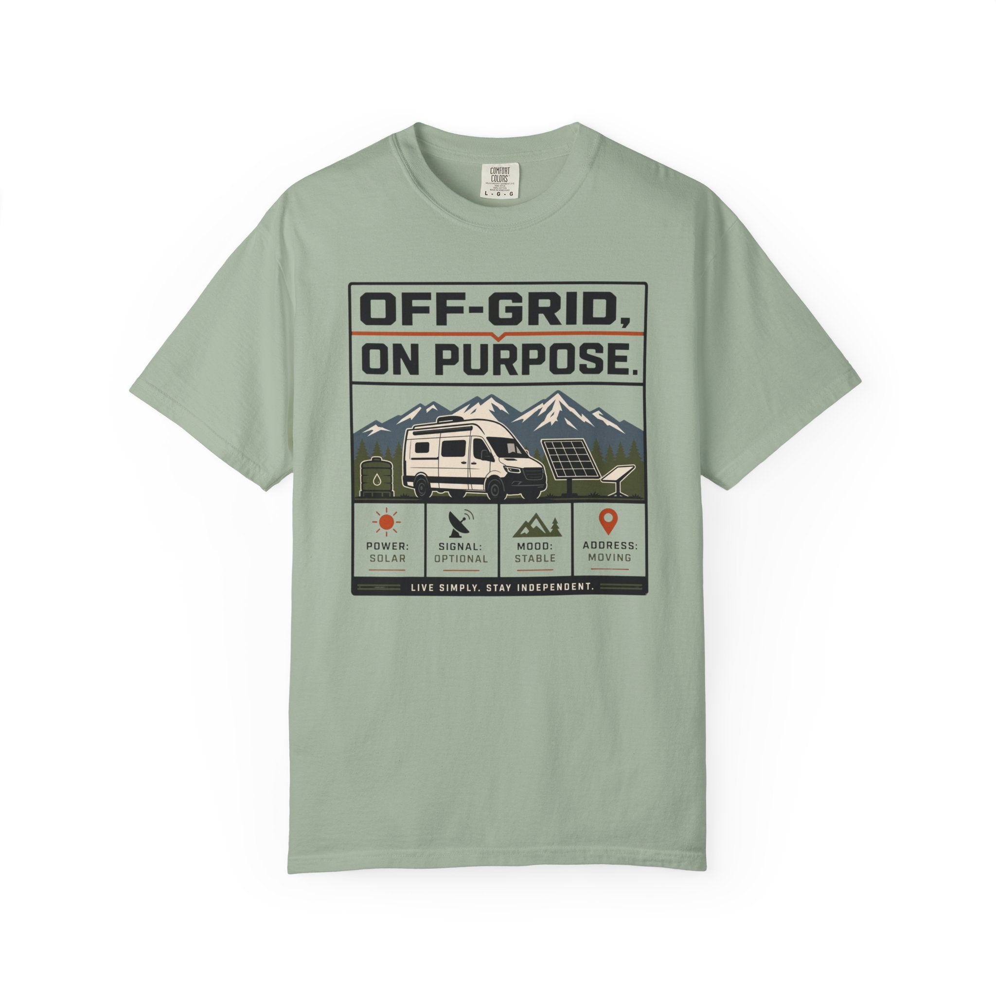 Off Grid On Purpose - T-Shirt