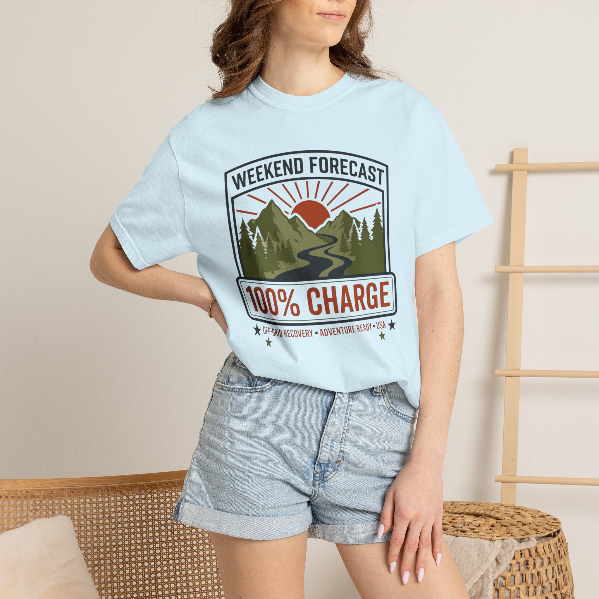 Weekend Forecast 100 Percent Charge - T-Shirt