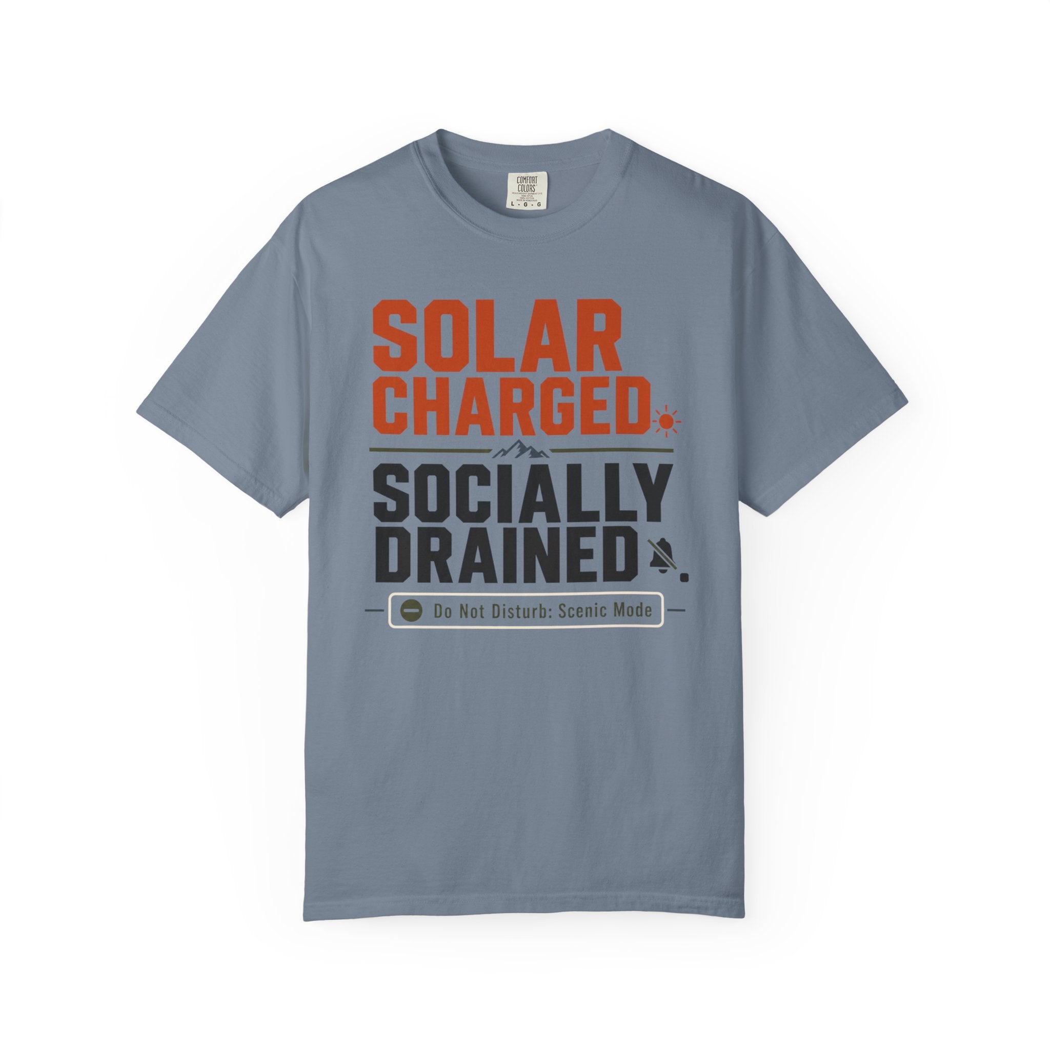 Solar Charged Socially Drained - T-Shirt
