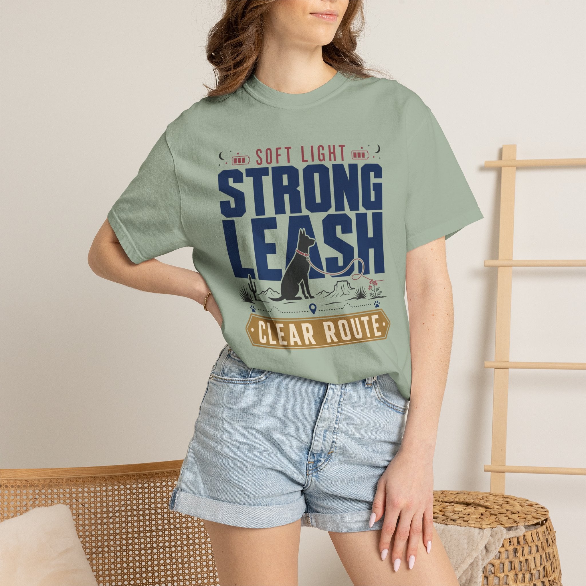 Soft Light Strong Leash Clear Route - T-Shirt