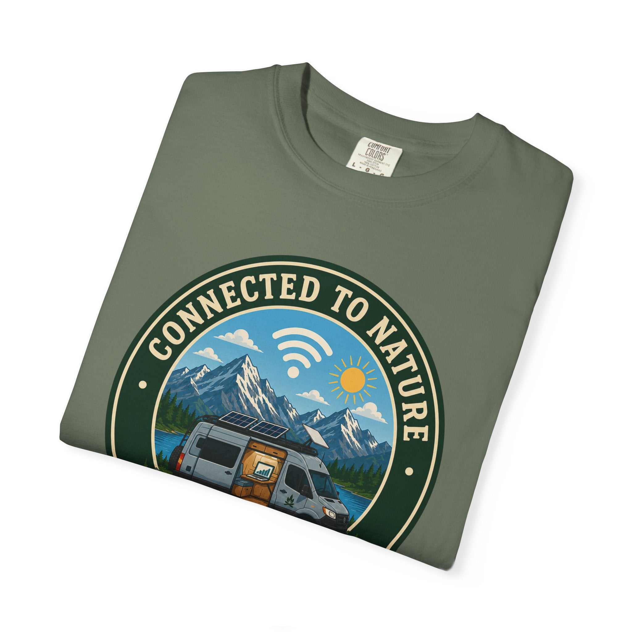 Connected To Nature Disconnected From Meetings - T-Shirt