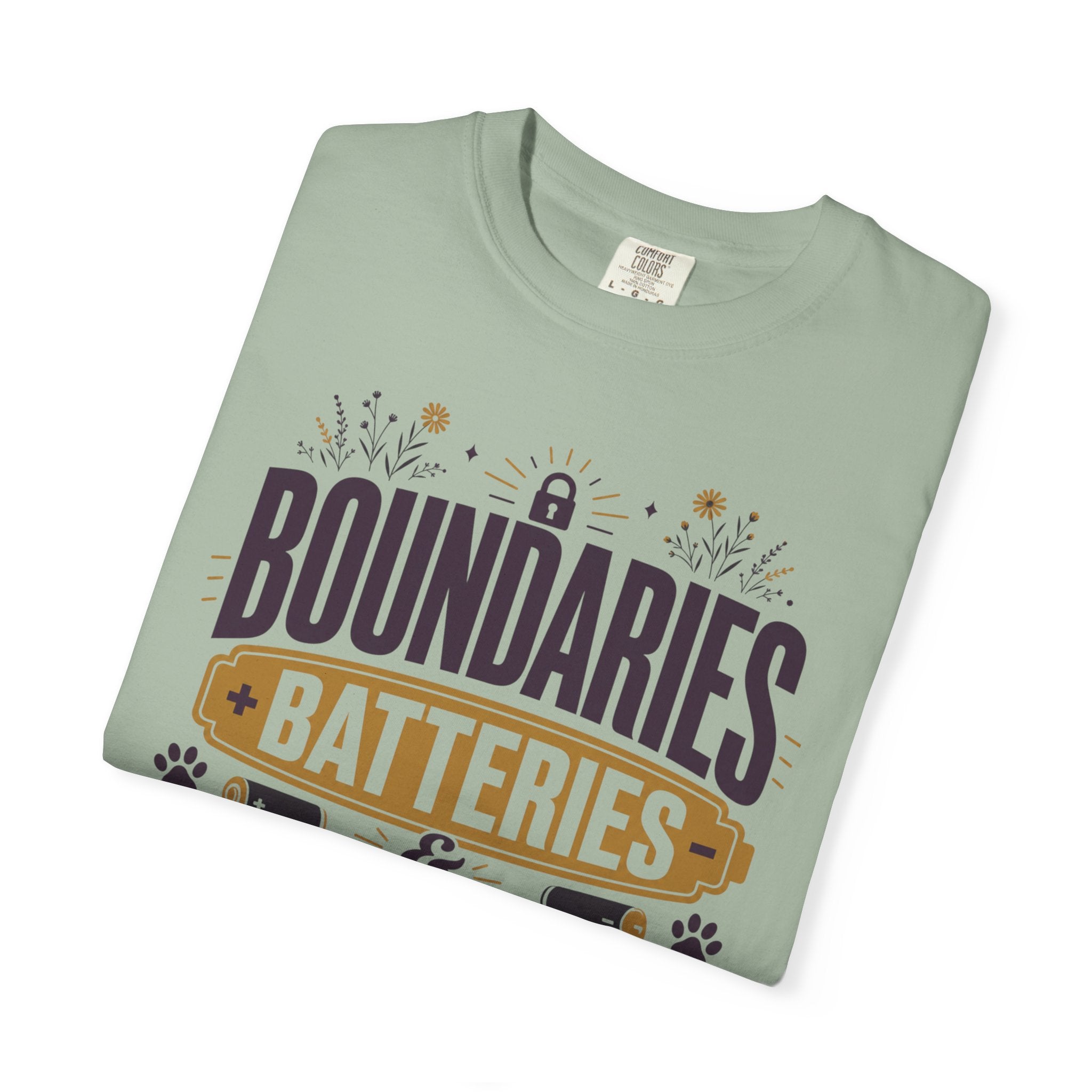 Boundaries Batteries And Dog Hair - T-Shirt