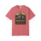 Zoom Call In The Front Mountains In The Back - T-Shirt