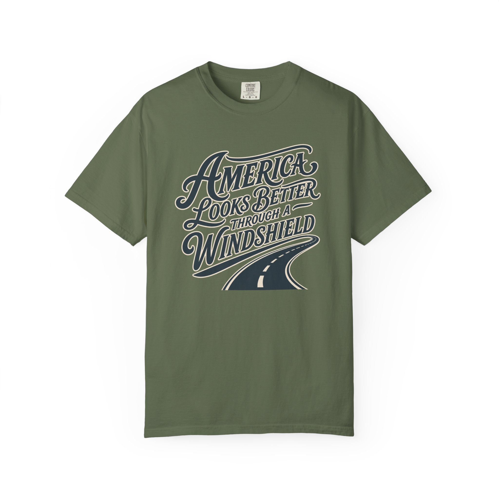 America Looks Better Through A Windshield - T-Shirt
