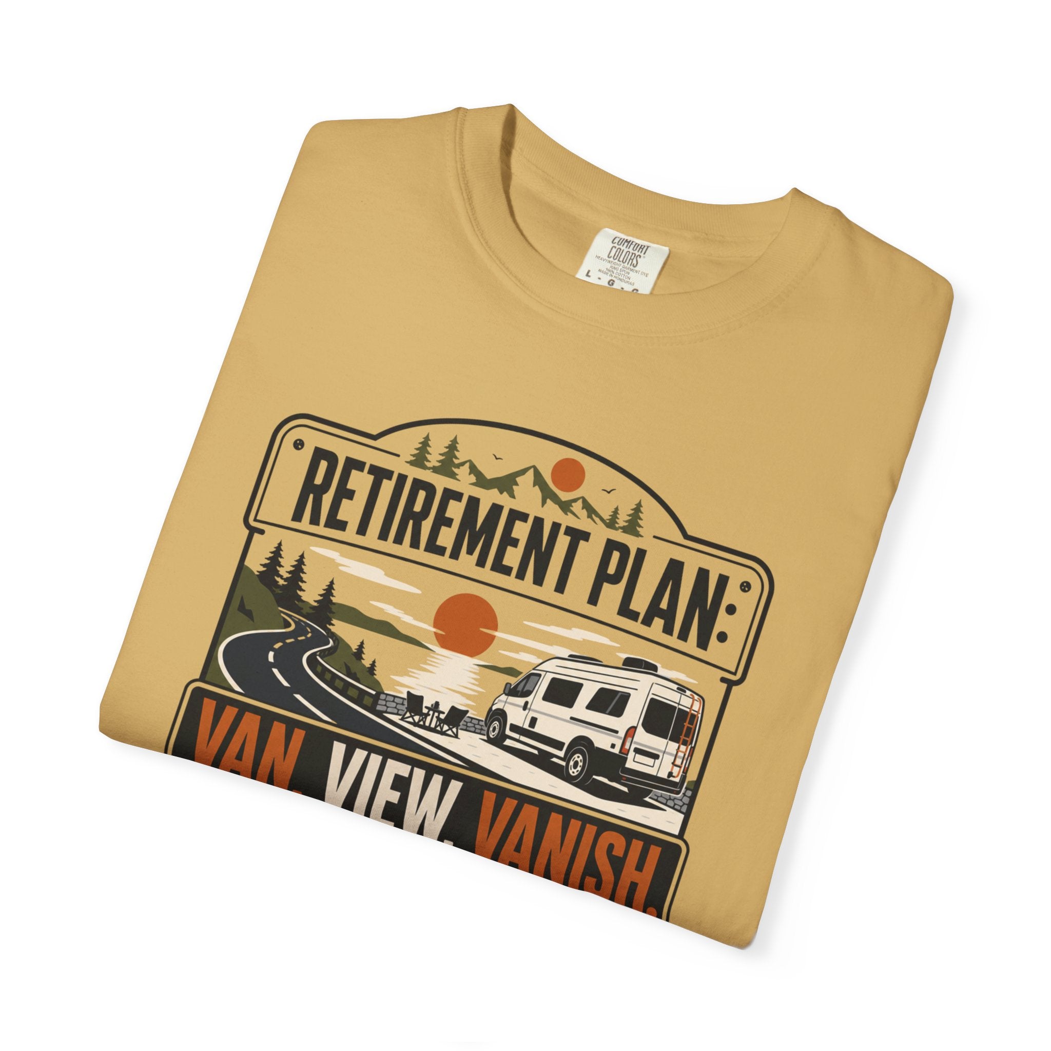 Retirement Plan Van View Vanish - T-Shirt