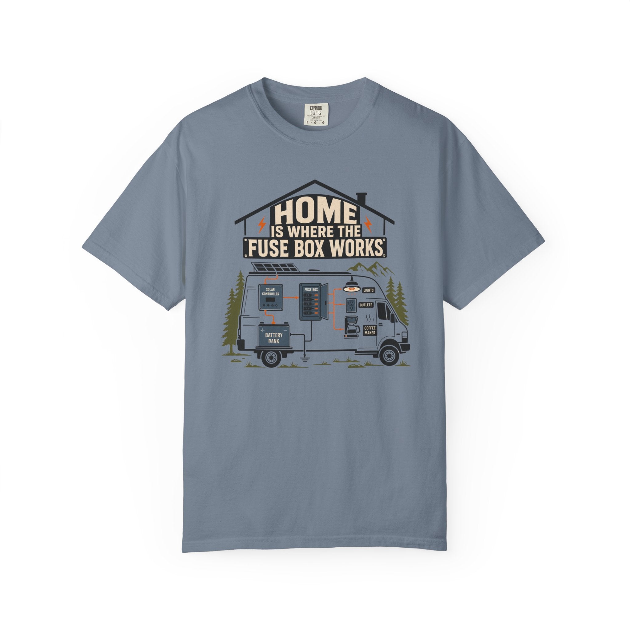 Home Is Where The Fuse Box Works - T-Shirt
