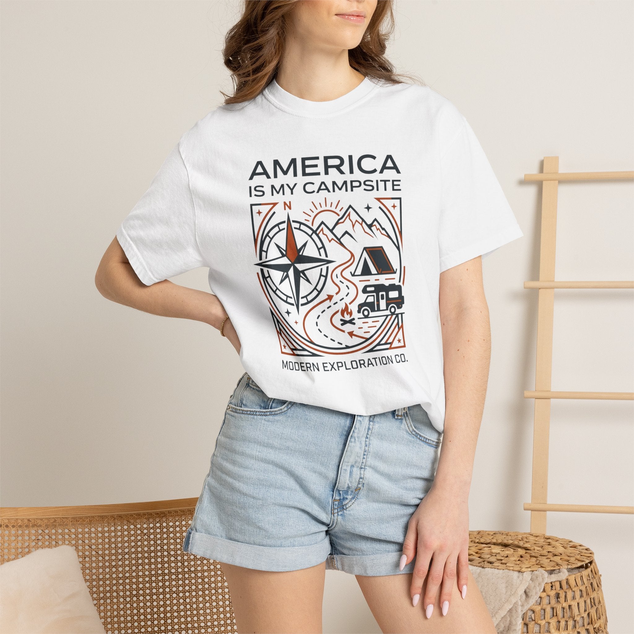 America Is My Campsite - T-Shirt