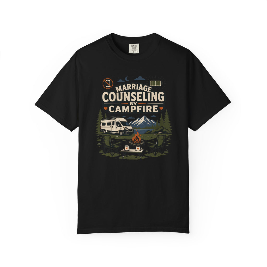 Marriage Counseling By Campfire - T-Shirt