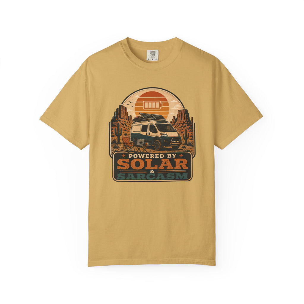 Powered By Solar and Sarcasm - T-Shirt