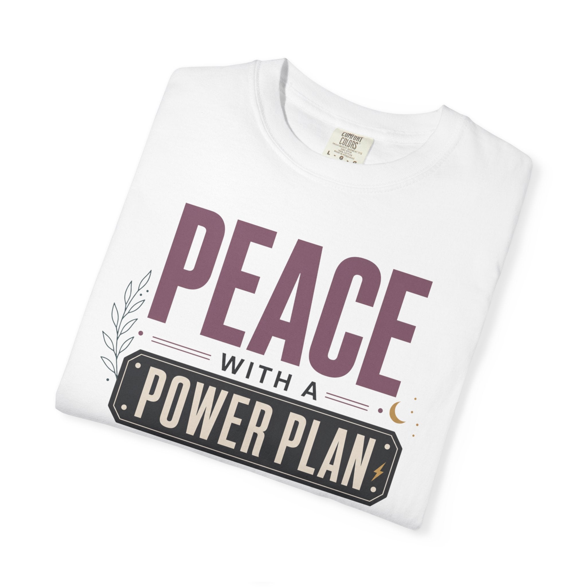 Peace With A Power Plan - T-Shirt