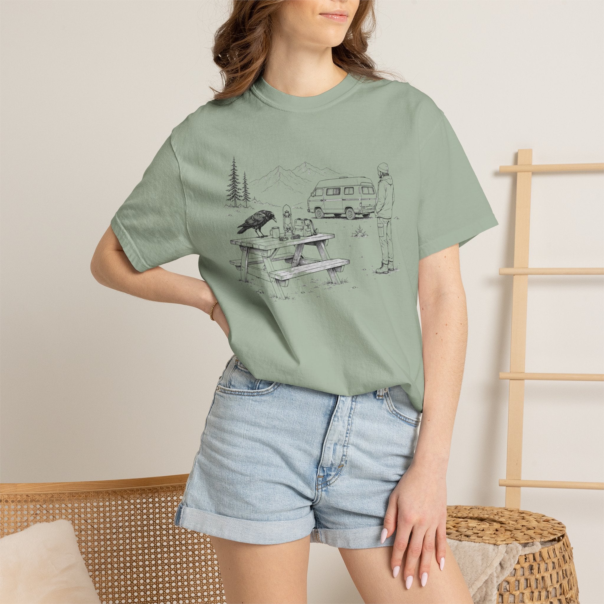 Camp Coffee Raven - T-Shirt