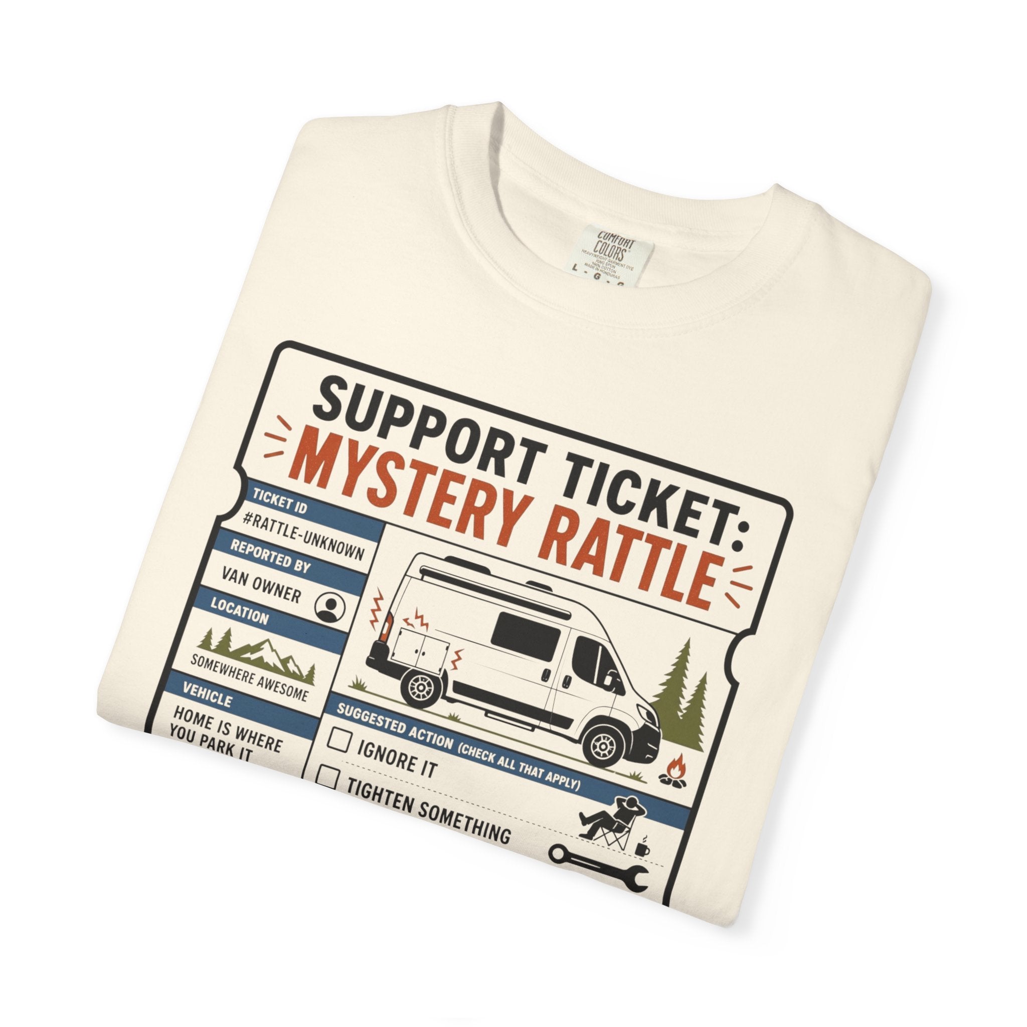Support Ticket Mystery Rattle - T-Shirt