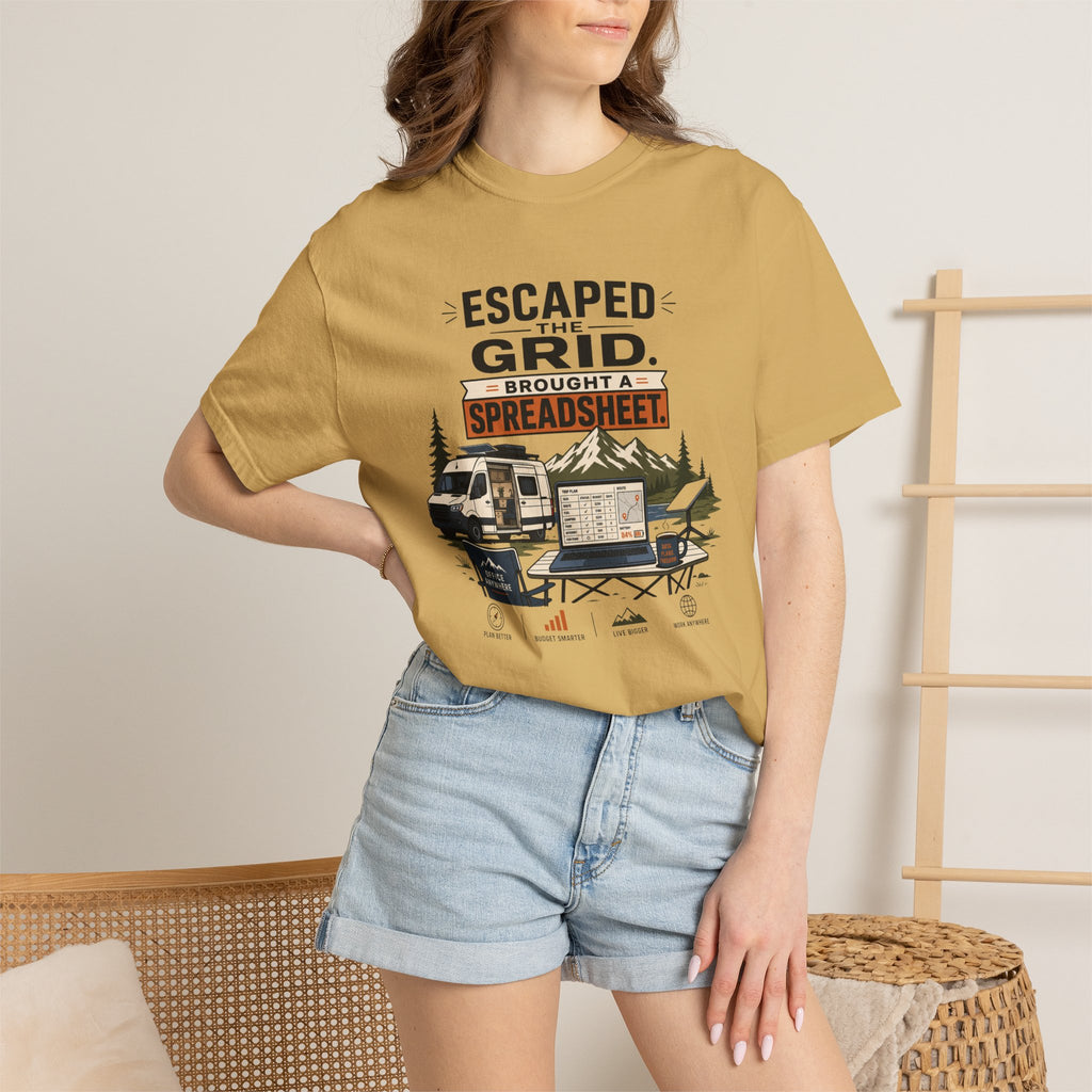 Escaped The Grid Brought A Spreadsheet - T-Shirt