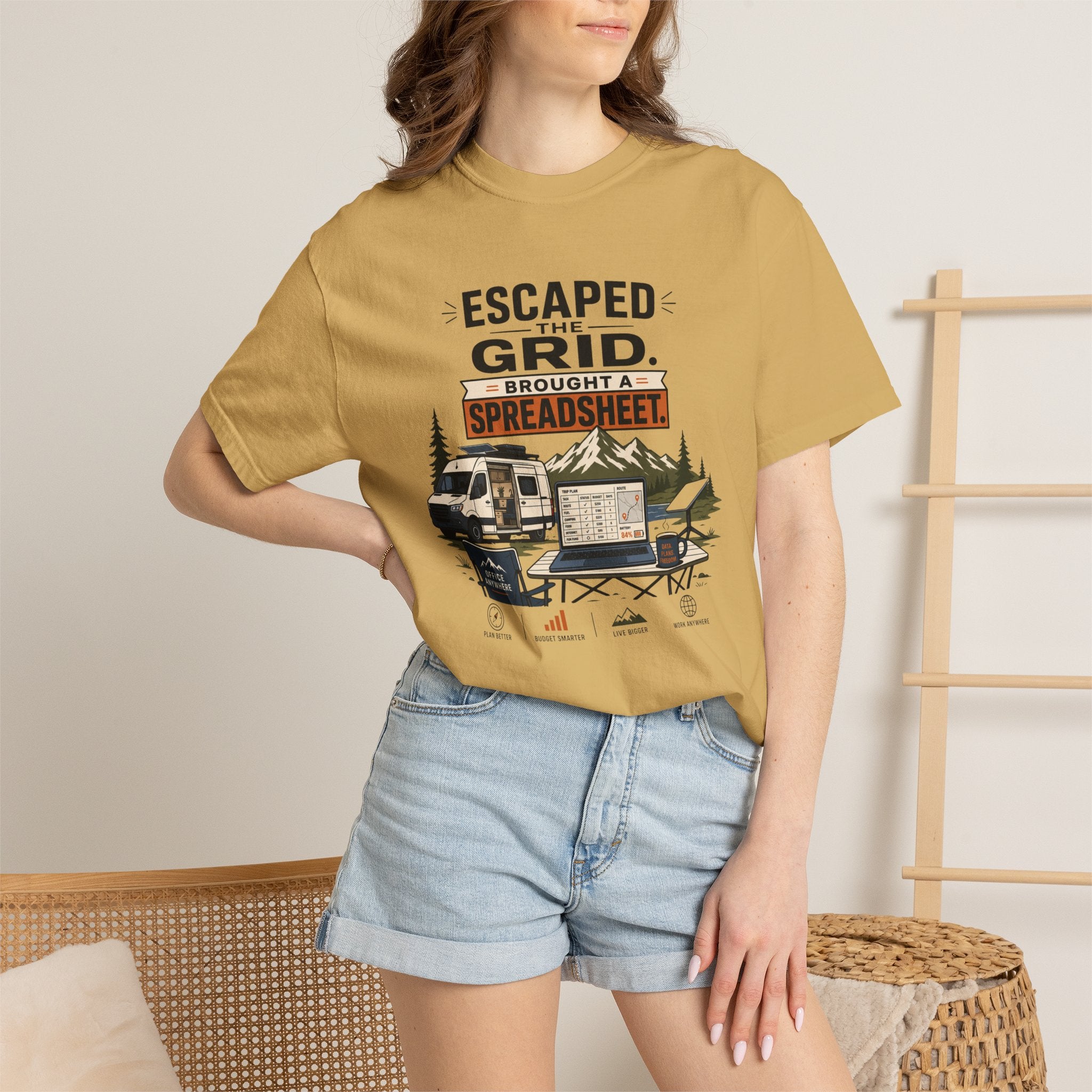 Escaped The Grid Brought A Spreadsheet - T-Shirt