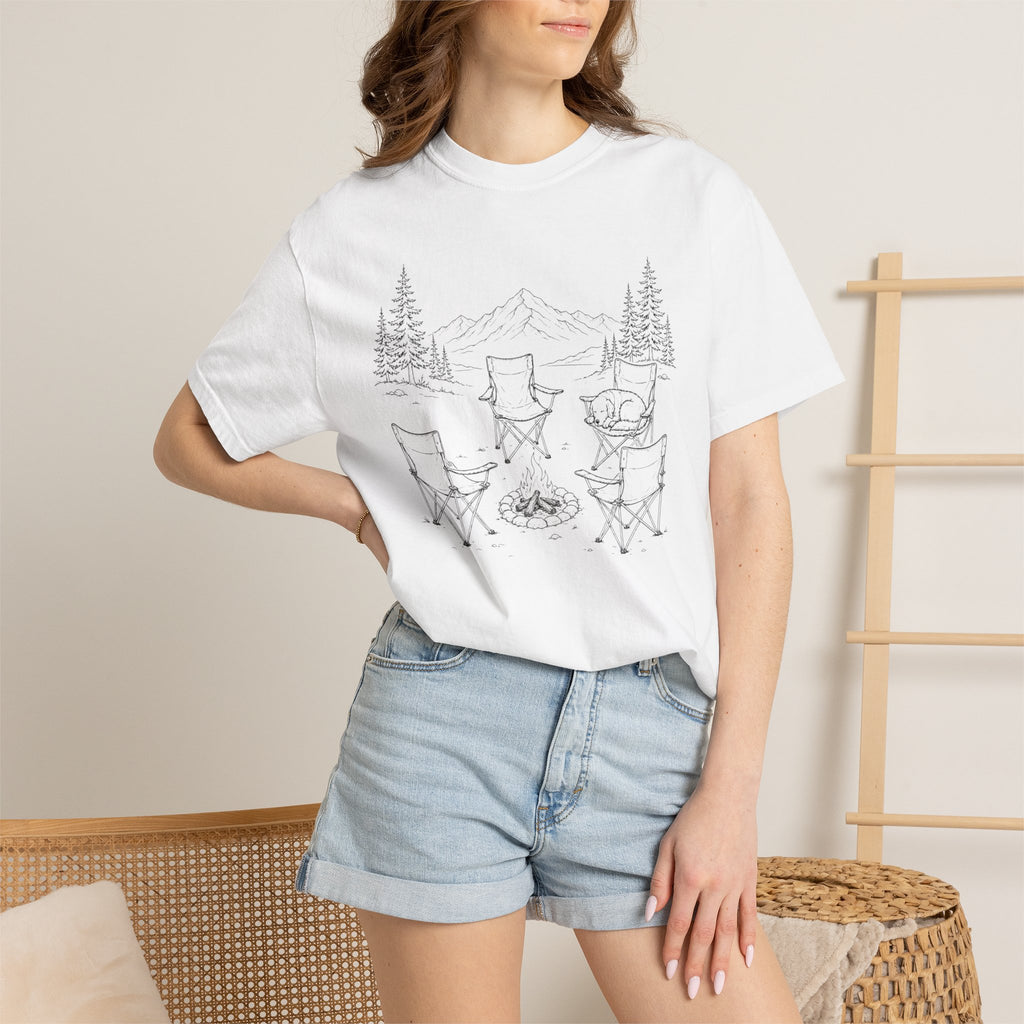 Camp Chair Occupied - T-Shirt