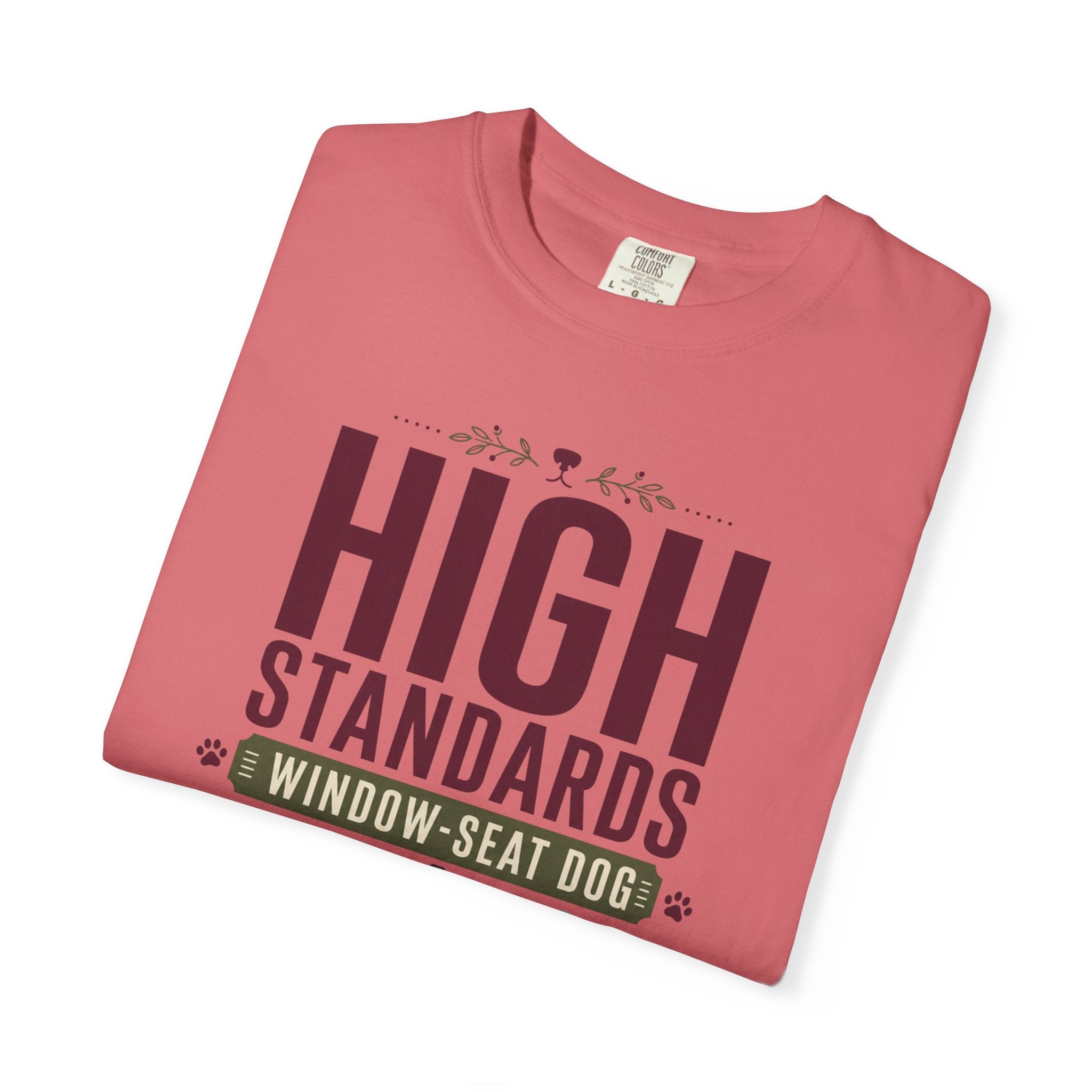 High Standards Window Seat Dog - T-Shirt