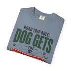 Road Trip Rule Dog Gets The Best View - T-Shirt