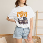 Sunrise Start Stove Top Finish - T-Shirt
