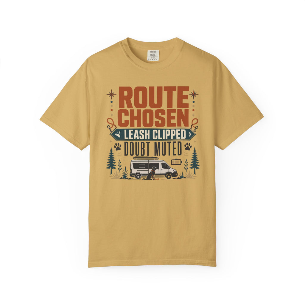 Route Chosen Leash Clipped Doubt Muted - T-Shirt