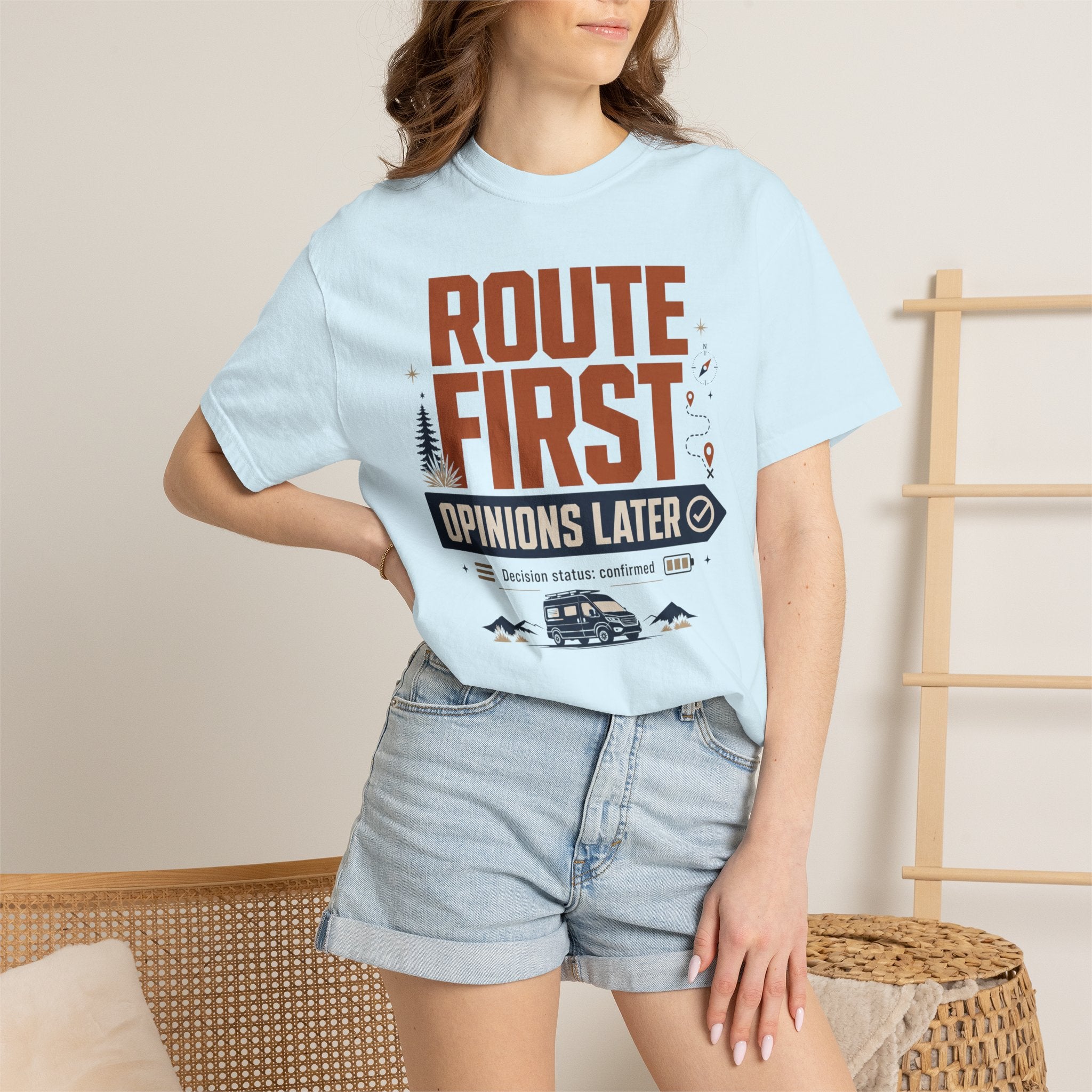 Route First Opinions Later - T-Shirt